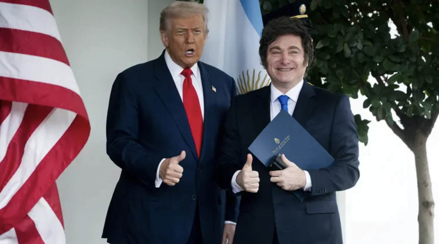 Milei salud贸 a Trump por el 4 de julio: "Faro de libertad en el Norte"